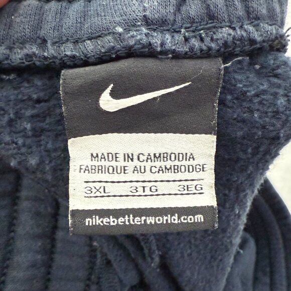 Nike Sweatpants 3XL 40x31 Blue Jogger Elastic Waits Running Walking Fleece - Picture 2 of 11